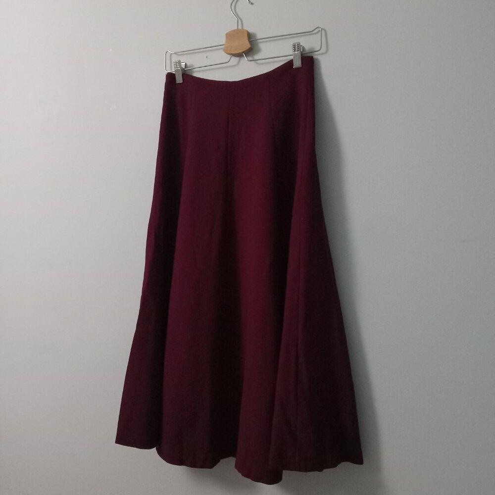 Vintage Wool Maxi Skirt